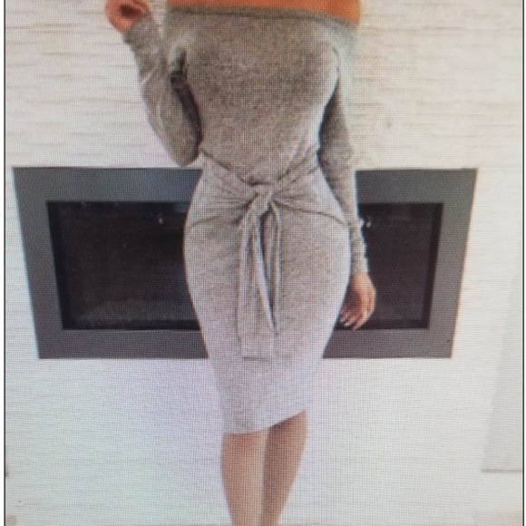 Off Shoulder Bandage Dress - Picture 6 of 6